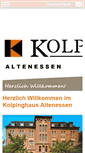 Mobile Screenshot of kolpinghaus-altenessen.de